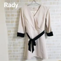 Rady バイカラー カシュクール ワンピース