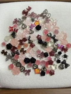 ネイルパーツ セット 10g花 ハート 蝶