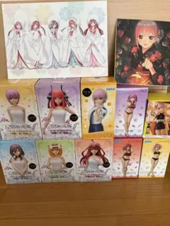 五等分の花嫁 プライズフィギュア まとめ売り 9点セット - メルカリ