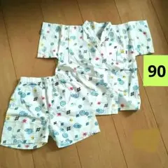 子供用　甚平　90cm　とんぼ　浴衣
