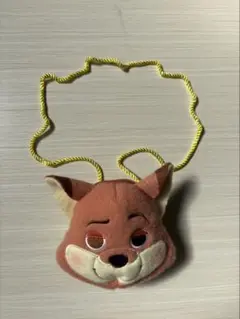 ズートピア ニック・ワイルド フェイスポーチ ぬいぐるみ