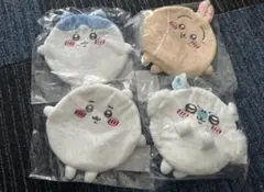 ちいかわくじ　まんまるポーチ　D賞　ちいかわ　うさぎ　モモンガ　ハチワレ