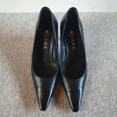 DIANA　ダイアナパンプス　ブラック　黒　23N