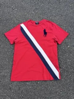 90s Polo Ralph Lauren ポロシャツ　ビッグポニー　フェード