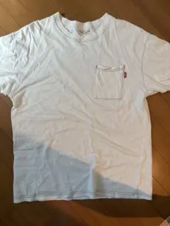 EDWIN ポケットTシャツ 화이트