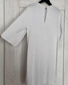 《未使用》H＆M ドット柄 五分袖チュニックのサムネイル