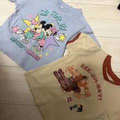 ディズニー シュガーラッシュ Tシャツ 2枚セット　90