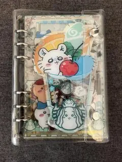 ちいかわ ももんが スタバ A6 シャカシャカノート シール帳