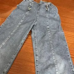 エニィファムデニム パンツ ハートボタン付き140〜150のサムネイル