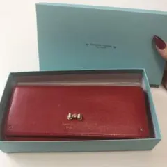 【サマンサタバサ】長財布 レッド 箱付き