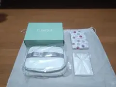 CLINIQUE バニティポーチ&ミラーホワイト