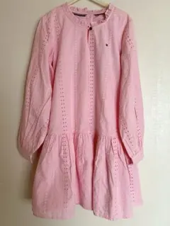 新品未使用　トミーヒルフィガー　ワンピース　130 ピンク