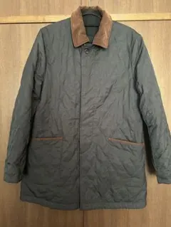 キルティングジャケット 紺色　リバーシブル　Lサイズ