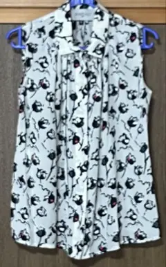 Aria 花柄 ノースリーブ シャツ ブラウス XL - メルカリ