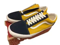 新品バンズOLDSKOOLオーセンティックauthenticエラERA黄紺28