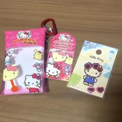 サンリオ　チョコレートマルチクリアケース　ハローキティ　日焼けキティワッペン