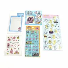 【4枚セット】おぱんちゅうさぎ んぽちゃむ シール まとめ売り 国内正規品