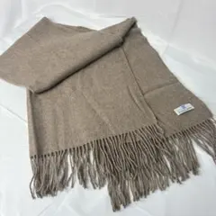 【未使用品】ヤク100% 大判マフラー ベージュ ストール 希少