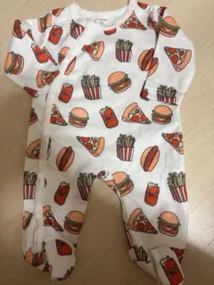 【美品】SHEIN ハンバーガー ポテト ロンパース