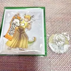 鬼滅の刃　善逸　アクスタ 缶バッジ セット