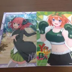 五等分の花嫁　クリアポスターコレクション 2枚セット