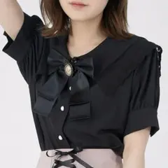 【新品未使用】 アンクルージュ シャツ ブラウス カメオリボンセーラーブラウス