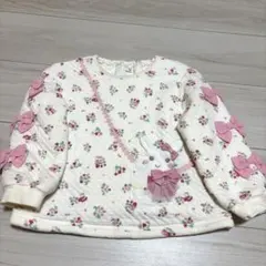 クーラクール　キムラタン うさぎ トレーナー いちご柄