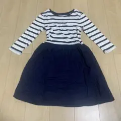 GAP KIDS ストライプ長袖ワンピース XXL