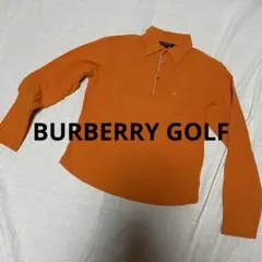 BURBERRY GOLF オレンジ 長袖ポロシャツ M