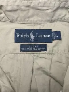 90s Ralph Lauren Two-Ply Cotton 半袖シャツ L