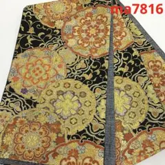 ma7816 振袖帯 正絹 成人式 袋帯 六通帯 used お稽古 リメイク