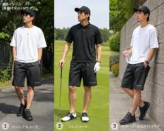 Kaepa ケイパ ハーフパンツ M ブラック ロゴ イージーパンツ メンズのサムネイル