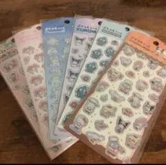 ぷくっとシール サンリオ 6種セット ホログラム キャンドゥ