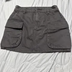 GU バルーンスカート チャコール