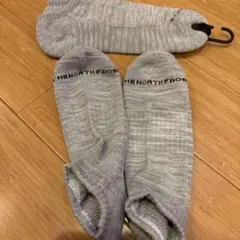 THE NORTH FACE ランニングソックス 2足セット M グレー