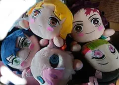 鬼滅の刃　寝そべりぬいぐるみ　５体セット