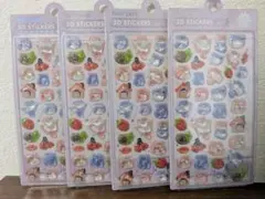 3Dステッカー　立体ぷくぷくシール　ムササビ