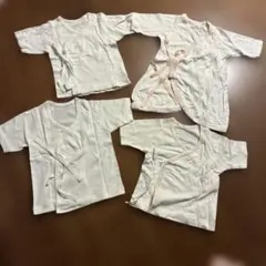 ベビー肌着 4枚セット 短肌着 コンビ肌着