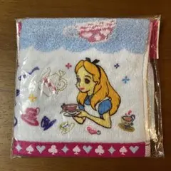 【未使用】ディズニー アリス ハンカチ　不思議の国のアリス　ハンドタオル