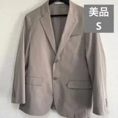 ユニクロ 感動ジャケット 2WAYストレッチ コットンライク Ｓ　ベージュ