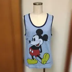 Disney ミッキーマウス プリント タンクトップ ライトブルー　新品のサムネイル