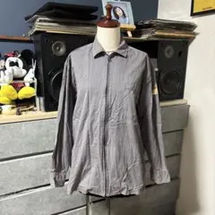 ワークシャツ ジップ