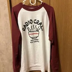 RADIO CRAZY ラグラン長袖Tシャツ Lサイズ
