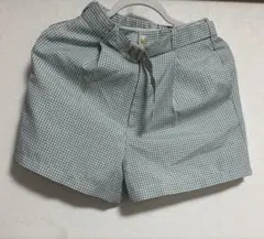 WE GO ベルト付きリネンライクショートパンツ　S 新品のサムネイル