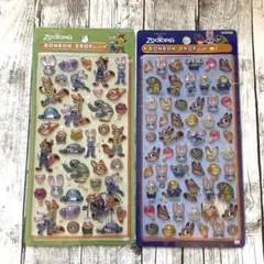 【セット売り】 正規品 ズートピア ボンボンドロップシール 大mimi 2点