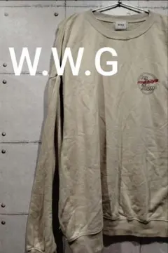 W.W.G フーズフーギャラリー トップス トレーナー ベージュ フリーサイズ