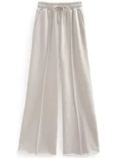 本日限定価格 GRL センターピンタックスウェットセミフレアパンツ[pm473]