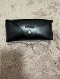 SHEIN クリアフレーム メガネ ケース付き