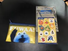 おまけ付き　パペットスンスン スシローコラボ　ポーチステッカー　FUWAA!