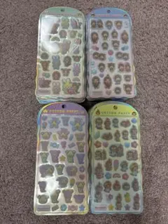 コットンパフィシール モンチッチ 4種セット